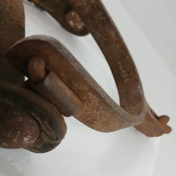 Vintage BOONE Western Cowboy Single Spur Metal Riding Gear Rustic Collectible Boone Spurs | eBay main image 2